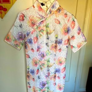 The retro and improved cheongsam dress